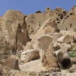 Kandovan, die Menschen wohnen hier!!