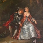 Château de Condé - Nicolas Lancret (détail) - Condé en Brie champenoise de Picardie