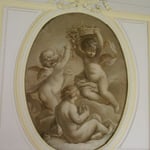 Château de Condé - La corbeille de fleurs - Détail - François Boucher - Condé en Brie champenoise de Picardie