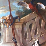 Château de Condé - le chevreuil mort - Détail - Jean-Baptiste Oudry - Condé en Brie champenoise de Picardie