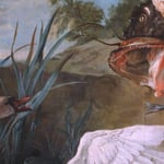 Château de Condé - le Cygne effrayé - Détail - Jean-Baptiste Oudry - Condé en Brie champenoise de Picardie