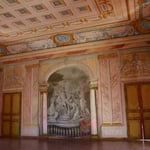 Château de Condé - Salle de Bal décorée par Servandoni (détail côté Bains d'Apollon) - Condé en Brie champenoise de Picardie - AyPR