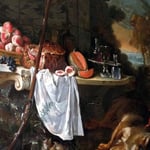 Château de Condé - La Mort du Loup - Détail - Jean-Baptiste Oudry - Condé en Brie champenoise de Picardie