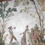 Château de Condé - Fêtes Galante d'Automne. Antoine Watteau - Condé en Brie champenoise de Picardie