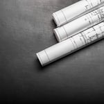 Blueprints and floor plans printing on paper