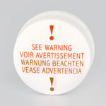 Beschrifteter Deckel, Tampondruck