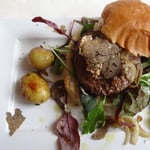 The foie gras & truffle burger