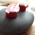 Gelée de betterave, crème de chèvre