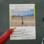 とっておきの一枚　運動場を虫の目線で撮影した写真