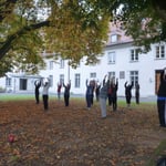 ... Meridiane Dehnen und Aktivieren am Sonntagmorgen ...