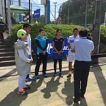 テレビ撮影風景