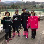 ピンクのレッグウォーマー