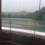 いきなりの雷雨