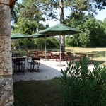 la terrasse du restaurant