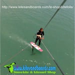 kitefoil strapless au lac de monteynard