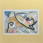 "SCENES OF MAUI~WATERFALL STUDIES"  no.2 (12x12) cold wax oil on paper mounted on 1"canvas $550