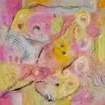 "THE SUNSHINE OF YOUR LOVE I" (12X12) cold wax oil on 1" finished wood cradled panel $550