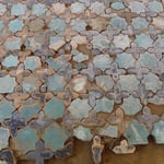 Détail d'un tapis avec des manques en bordure (Socra, 2013)