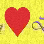 Motiv mit Herz plus 4,- Euro