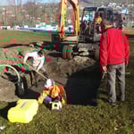 Nivellierung der Grundplatte