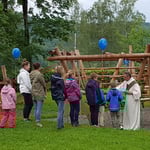 Einweihung / Segen neuer Spielsplatz