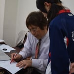 質問がある子は、すぐに持ってきてダイレクトに解決！