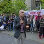 Jürgen Zierus (Linke) setzt sich leidenschaftlich für den Erhalt des Hauses ein. 