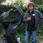 Kunstspur, Einweihung einer Skulptur von Ulrich Krämer, September 2013