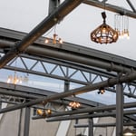 Steeler Bürgerleuchten am Verkehrsplatz in Essen-Steele, November 2013