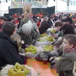 das Festzelt liessen sich die Gnomen noch nie entgehen