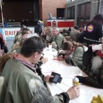 es gab wieder keine Wienerli nach dem Umzug - dafür Gehacktes und Hörnli