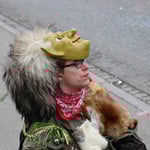 amüsierter Schnuppergnom