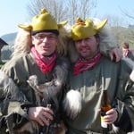 zwei FC-Gspänli - hüt als Gnomä vereint