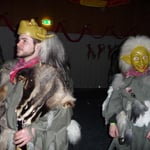 Wer kalt hatte, liess einfach die Maske unten und heizte sich so auf....