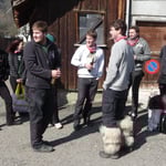 Vor der Abfahrt eine letzte Stärkung!