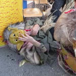 bis vor Kurzem war da noch ein Stuhl.....