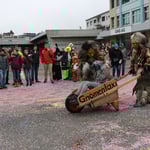 Nur ein bisschen mit farbigen Punkten spielen