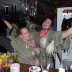 war schön stier in dieser Bar