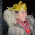 da hatte sie noch gut lachen - später in der Halle war dies anders