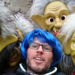 Stef war zwar nicht mit dabei, dafür seine blauen Verwandten....