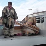 das ist nicht der Festredner auf der Bühne - im Fall!