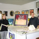 Einrahmungs-Beratung im Atelier Wattwil