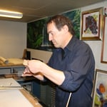 vergolden in der eigenen Werkstatt