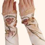 Stulpen Nr. | Wristlets No. 23  |  40 €   |   Chiffon/Merino gefilzt/felted