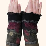 Stulpen Nr. | Wristlets No. 63  |  35 €   |   Chiffon/Merino gefilzt/felted