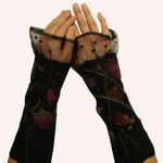 Stulpen Nr. | Wristlets No. 2  |  45 €   |   Chiffon/Merino gefilzt/felted