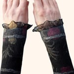 Stulpen Nr. | Wristlets No. 50  |  35 €   |   Chiffon/Merino gefilzt/felted