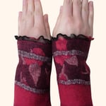 Stulpen Nr. | Wristlets No. 61  |  35 €   |   Chiffon/Merino gefilzt/felted