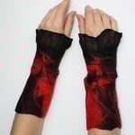 Stulpen Nr. | Wristlets No. 20  |  40 €   |   Chiffon/Merino gefilzt/felted