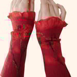 Stulpen Nr. | Wristlets No. 21  |  40 €   |   Chiffon/Merino gefilzt/felted